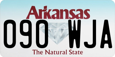 AR license plate 090WJA