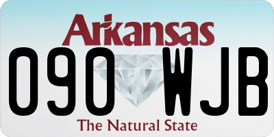 AR license plate 090WJB