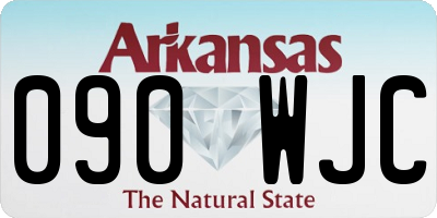 AR license plate 090WJC