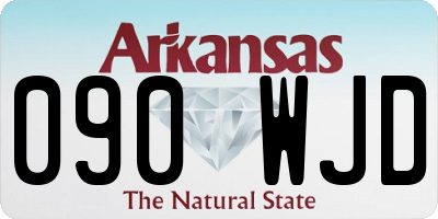 AR license plate 090WJD
