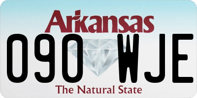 AR license plate 090WJE