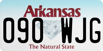 AR license plate 090WJG