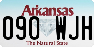 AR license plate 090WJH
