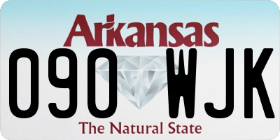 AR license plate 090WJK