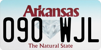 AR license plate 090WJL