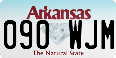 AR license plate 090WJM
