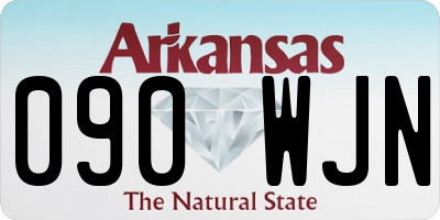 AR license plate 090WJN