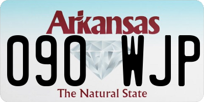 AR license plate 090WJP