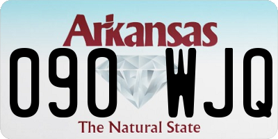 AR license plate 090WJQ