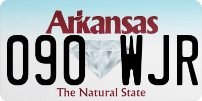 AR license plate 090WJR