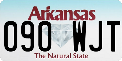 AR license plate 090WJT