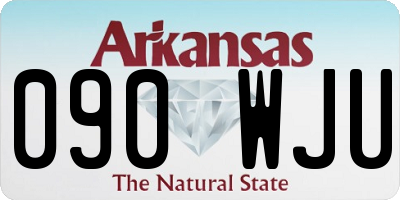 AR license plate 090WJU