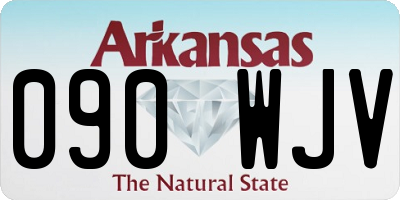 AR license plate 090WJV