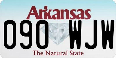 AR license plate 090WJW