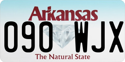 AR license plate 090WJX