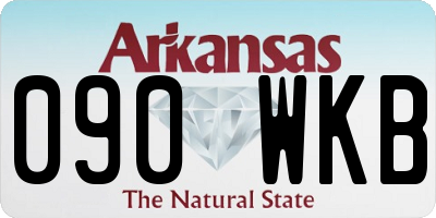 AR license plate 090WKB