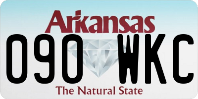 AR license plate 090WKC