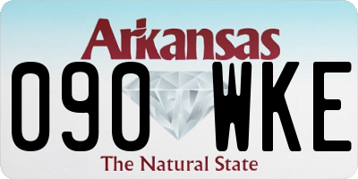 AR license plate 090WKE