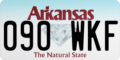 AR license plate 090WKF