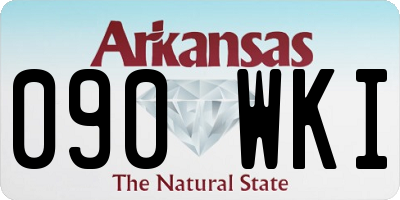 AR license plate 090WKI