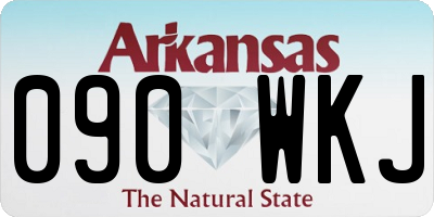 AR license plate 090WKJ