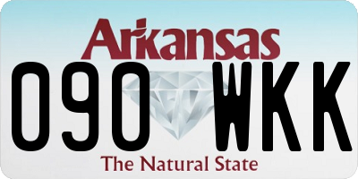 AR license plate 090WKK