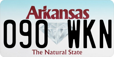 AR license plate 090WKN