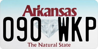 AR license plate 090WKP