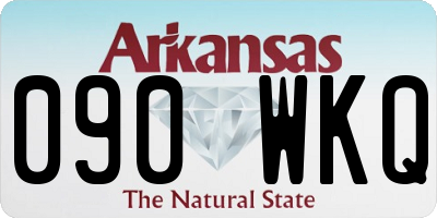 AR license plate 090WKQ