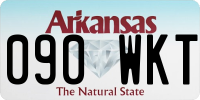 AR license plate 090WKT