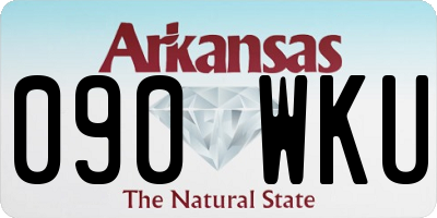 AR license plate 090WKU