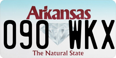 AR license plate 090WKX