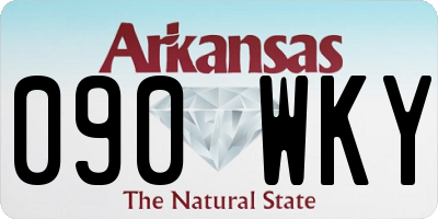 AR license plate 090WKY