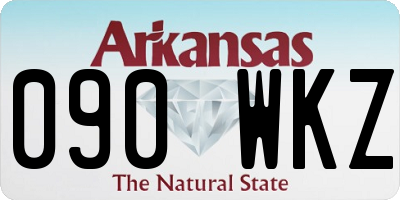 AR license plate 090WKZ