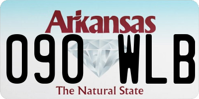 AR license plate 090WLB