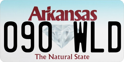 AR license plate 090WLD