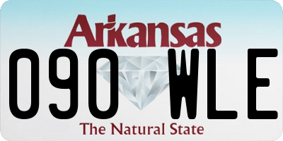 AR license plate 090WLE