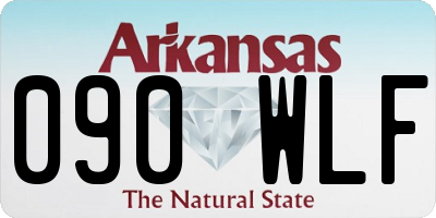 AR license plate 090WLF