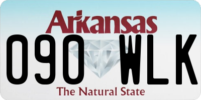 AR license plate 090WLK