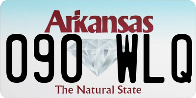 AR license plate 090WLQ