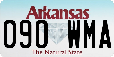 AR license plate 090WMA