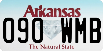 AR license plate 090WMB