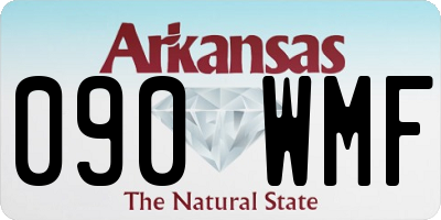 AR license plate 090WMF
