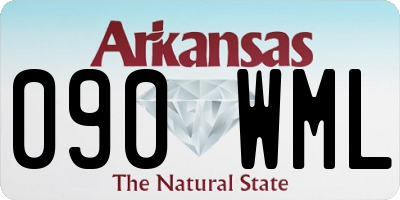 AR license plate 090WML