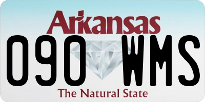 AR license plate 090WMS