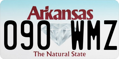 AR license plate 090WMZ