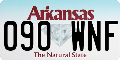 AR license plate 090WNF