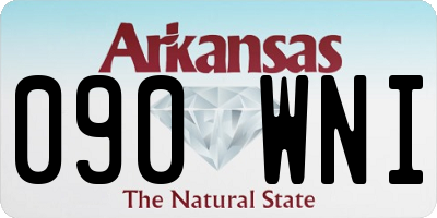 AR license plate 090WNI