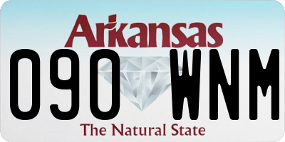 AR license plate 090WNM