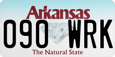 AR license plate 090WRK